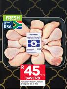 No Name Fresh Chicken Braaipack-5's Or 16's Per kg