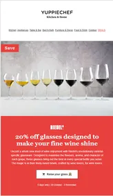 Yuppiechef : 20% Off Riedel Glasses (Request Valid Date From Retailer)