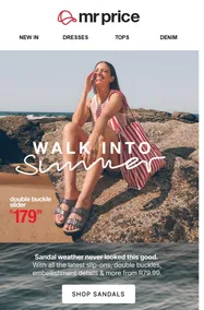 Mr Price : Walk Into Sunshine (Request Valid Date From Retailer)