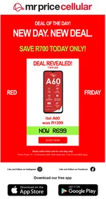 Mr Price Cellular : Deal Of The Day (Request Valid Date From Retailer)