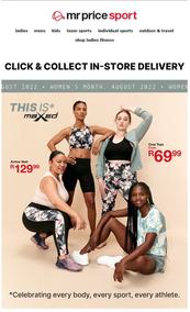 Mr Price Sport : We're All About Strong Women (Request Valid Date From Retailer)