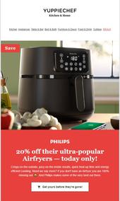 Yuppiechef : 20% Off Philips Airfryers (Request Valid Date From Retailer)