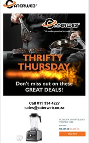 Caterweb : Thrifty Thursday (16 May - 17 May 2024)