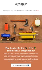 Yuppiechef : The Best Gifts For DIY (Request Valid Date From Retailer)