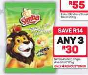 Simba Potato Chips-3x125g