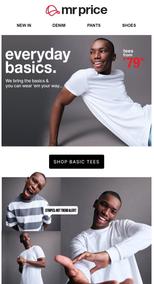 Mr Price : Everyday Basics (Request Valid Date From Retailer)