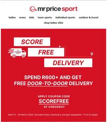 Mr Price Sport : Power Up (Request Valid Date From Retailer)