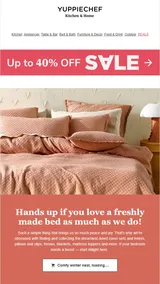 Yuppiechef : Comfy, Cosy Bedding (Request Valid Date From Retailer)