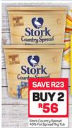 Stork Country Spread 40% Fat Spread-2X1Kg Tub