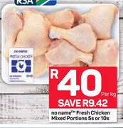 No Name Fresh Chicken Mixed Portions 5s Or 10's-Per Kg