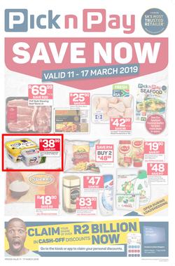 Pick n Pay Western Cape  : Save Now (11 Mar - 17 Mar 2019), page 1