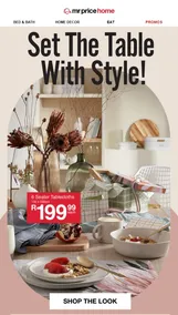 Mr Price Home : Set The Table With Style (Request Valid Date From Retailer)