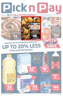 Pick n Pay Eastern Cape : Switch And Save (03 Apr - 15 Apr 2018), page 1
