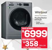 Whirlpool 9kg/6kg Washer And Dryer WWD9614S