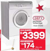 Defy 5kg Metallic Tumble Dryer DTD259