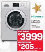 Hisense 7kg Metallic Front Loader WFHV7012S