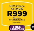 Apple New iPhone Xs (64GB)-On MTN Made For Me S