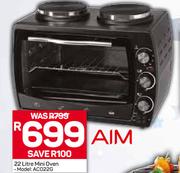AIM 22Ltr Mini Oven AC022G