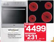 Whirlpool Stainless Steel Oven & Hob Set WIB 543 BOX SET