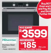 Hisense Stainless Steel Oven HBO60101