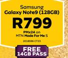 Samsung Galaxy Note 9 128GB LTE-On MTN Made For Me S