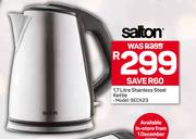 Salton 1.7Ltr Stainless Steel Kettle SECK23