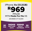 Apple iPhone XS 512GB LTE/HD Voice-On MTN Made For Me XS