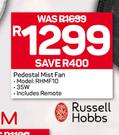 Russell Hobbs Pedestal Mist Fan RHMF10-35W