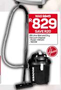 Hoover 28 Liter Wet And Dry Vacuum Cleaner HWD20-1800W