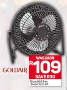 Goldair 15cm USB Fan GUF-6A