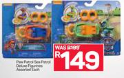Paw Patrol Sea Patrol Deluxe Figurines Assorted-Each