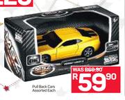 Pull Back Cars Assorted-Each