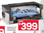 Motormax 1:18 Die Cast Cars Assorted-Each