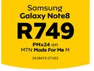 Samsung Galaxy Note 8 LTE-On MTN Made For Me M