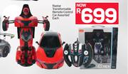Rastar Transformable Remote Control Car Assorted-Each