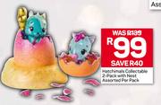 Hatchimals Collectable 2 Pack With Nest Assorted-Per Pack