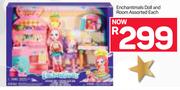 Enchantimals Doll & Room-Each