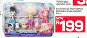 Enchantimals Themed Pack Doll And Animals-Each