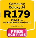 Samsung Galaxy J4 LTE-On My MTNChoice Flexi R110