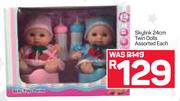 Skylink 24cm Twin Dolls-Each