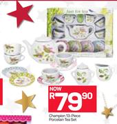 Chapion 13 Piece Porcelain Tea Set