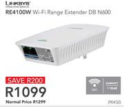 Linksys RE4100W Wi-Fi Range Extender DB N600