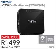 Trendnet AC750 DualBand Modem TEW-816DRM