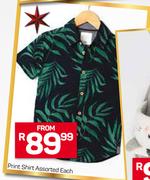 Print Shirt Assorted-Each