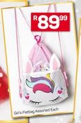 Girl's Flatbag Assorted-Each