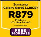 Samsung Galaxy Note 9 (128GB) LTE-On MTN Made For Me S