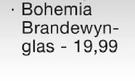 Bohemia Brandewyn Glas