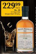 No.39 12-Year-Old Single Malt Whisky-750Ml