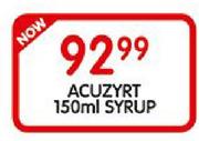 Acuzyrt Syrup-150Ml