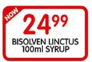 Bisolven Linctus Syrup-100Ml